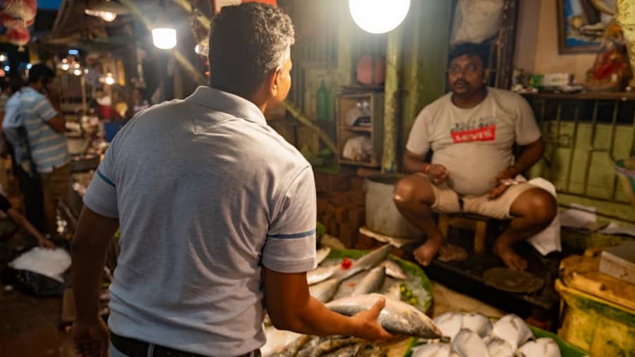 Chandan feels that the young generation has not been initiated into the art of buying fish