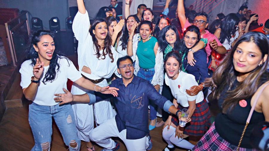 It was  friends’ day out and guests had a fantastic time partying to  Bollywood songs.