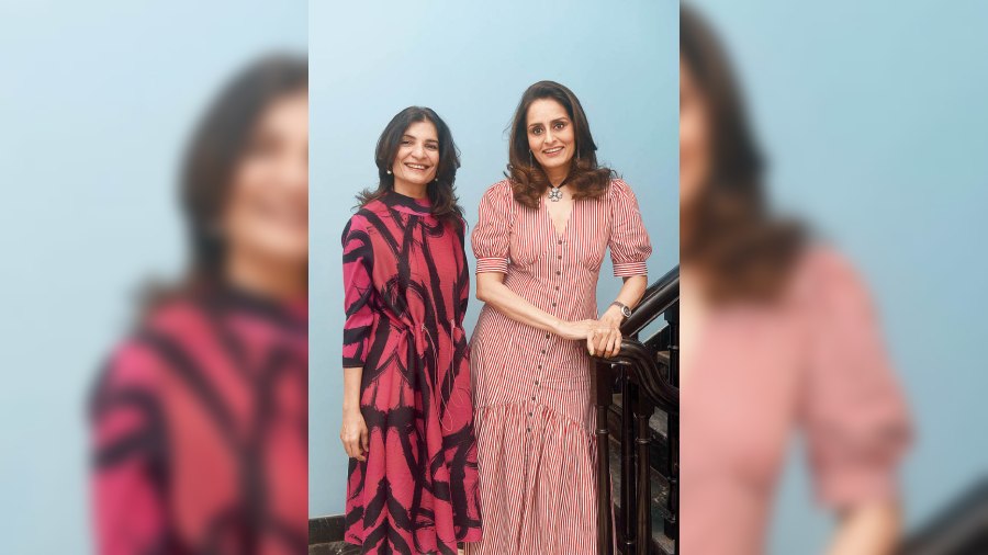 Pooja Goenka and Shalini Nopany at 85 Lansdowne. 