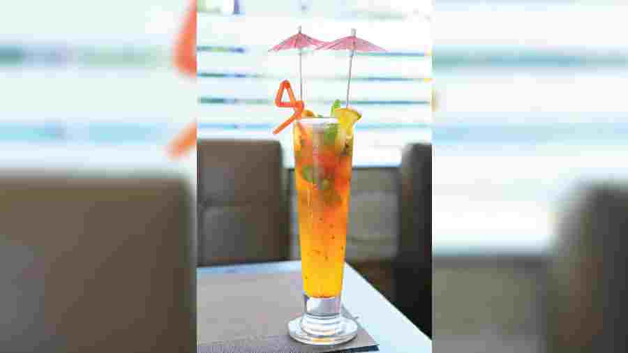 Vestal Mandarin Mojito: Refresh your palate with this summery mocktail that carries a subtle tang and fresh flavours. Rs 180