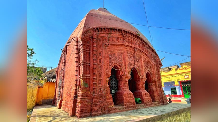 The Radha Binod temple at Cheliama