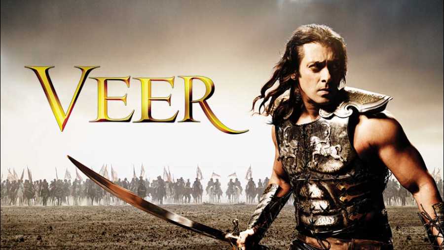 Anil Sharma's 'Veer' is a 2010 film starring Salman Khan, Mithun Chakraborty, Jackie Shroff, Zareen Khan, Sohail Khan and Rishabh Jain. The film scripted by Salman himself sank without a trace