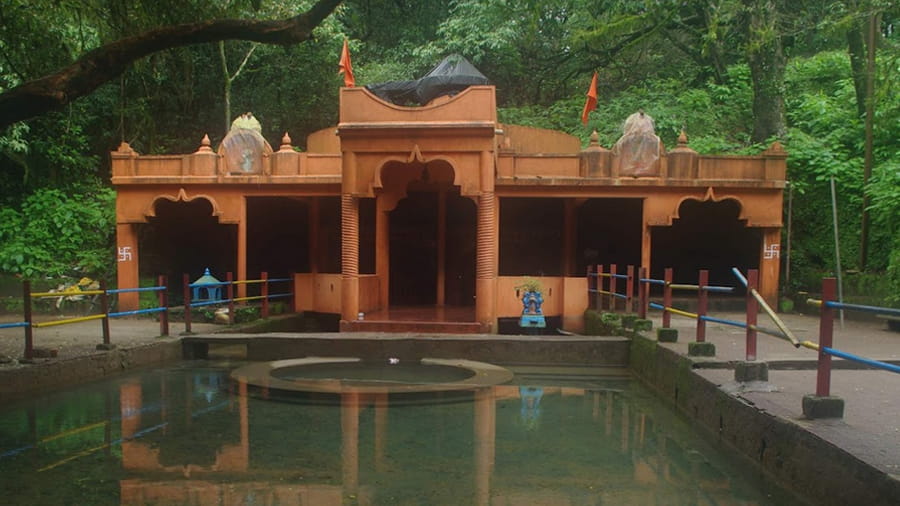 The Hiranyakeshi temple premises