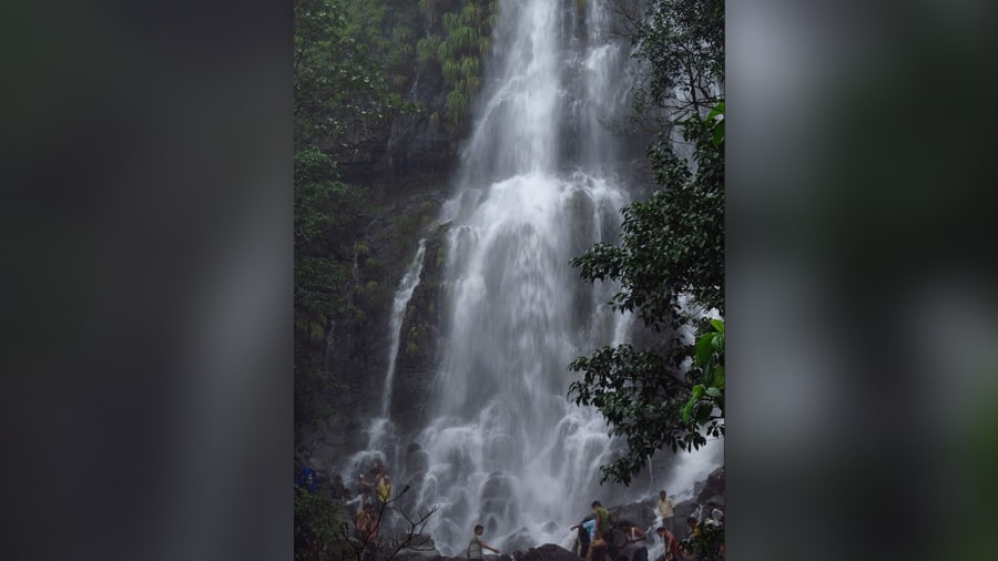 The lofty Amboli waterfall is one of the main tourist attractions of Amboli