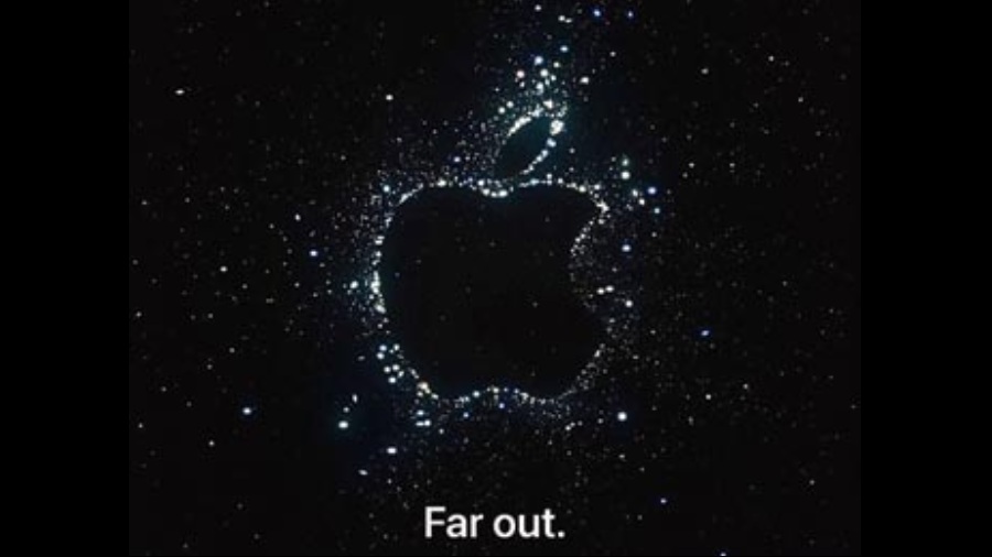 Apple’s invitation has ‘Far out’ as theme