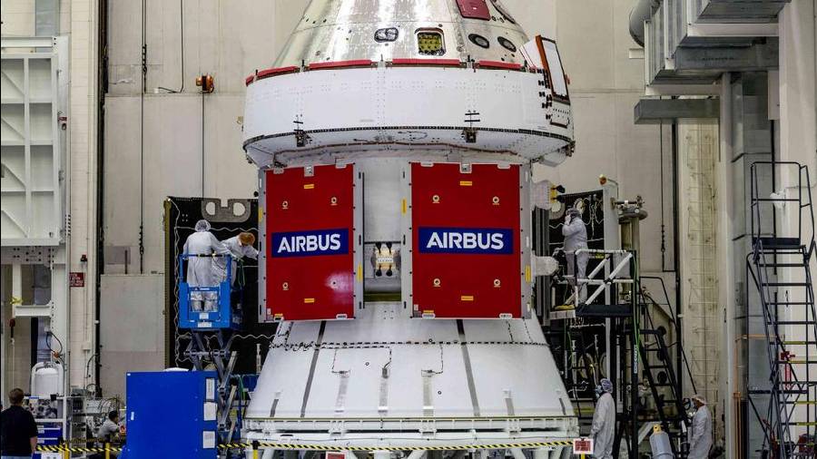 The Orion spacecraft was built in collaboration with a number of international partners