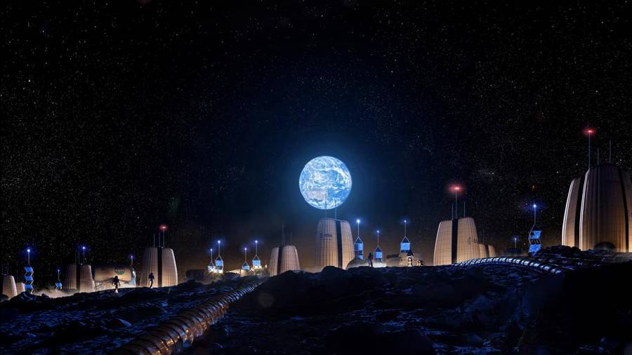 'Moonbases' are planned to be built on the surface of the moon in later stages of the Artemis mission
