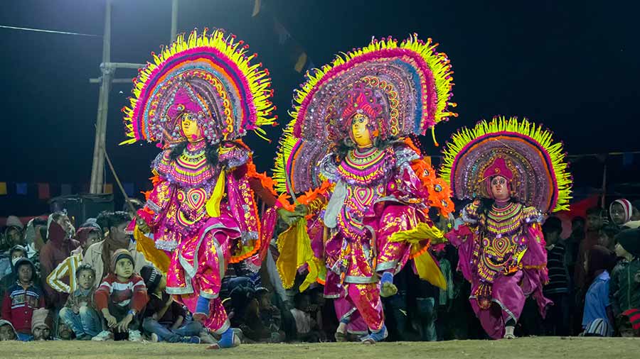 Chhou artistes from Purulia will perform on Day One of the festival