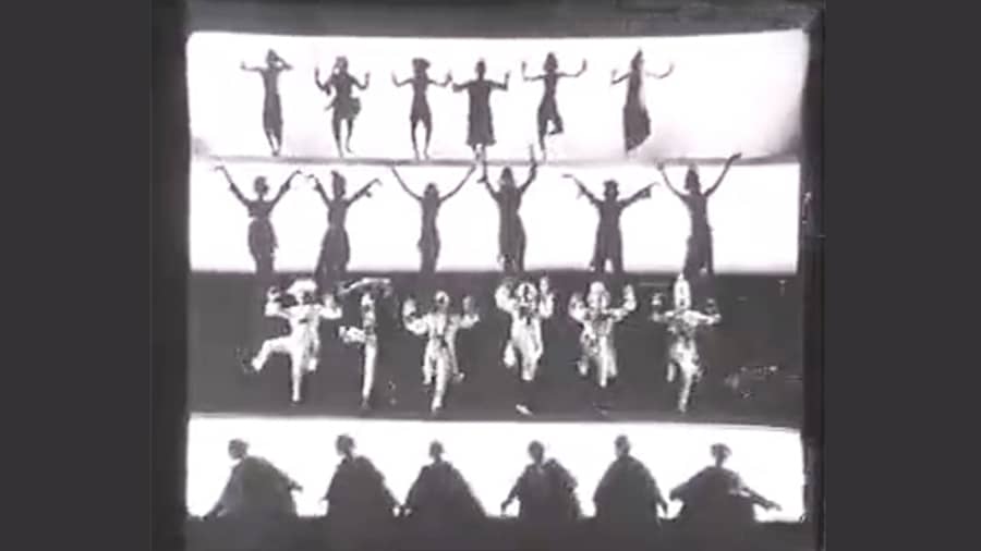 The famous dance of the ghosts in 'Goopy Gyne Bagha Byne' was accompanied exclusively by traditional percussion instruments