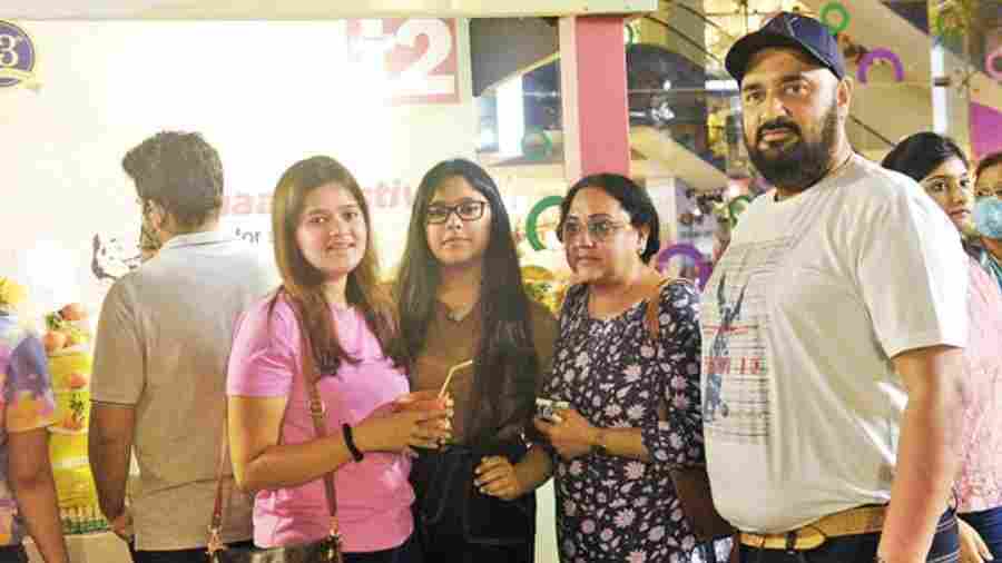 (L-R) Harmeet Jolly, Ishmeet Jolly, Dolly Jolly and Raja Jolly posed for a family picture. “My family and I are really enjoying this, it is not every day that you see all of these stalls together,” said Harmeet.