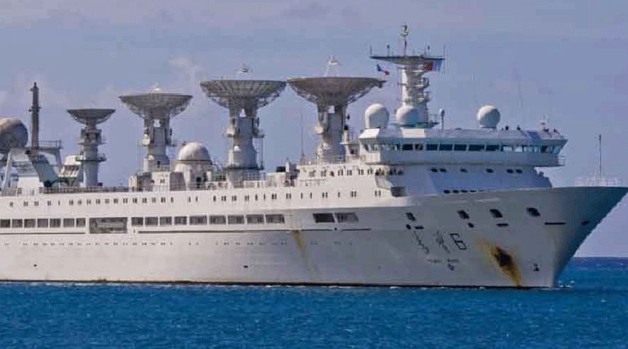 China, India spar over ship in Lanka