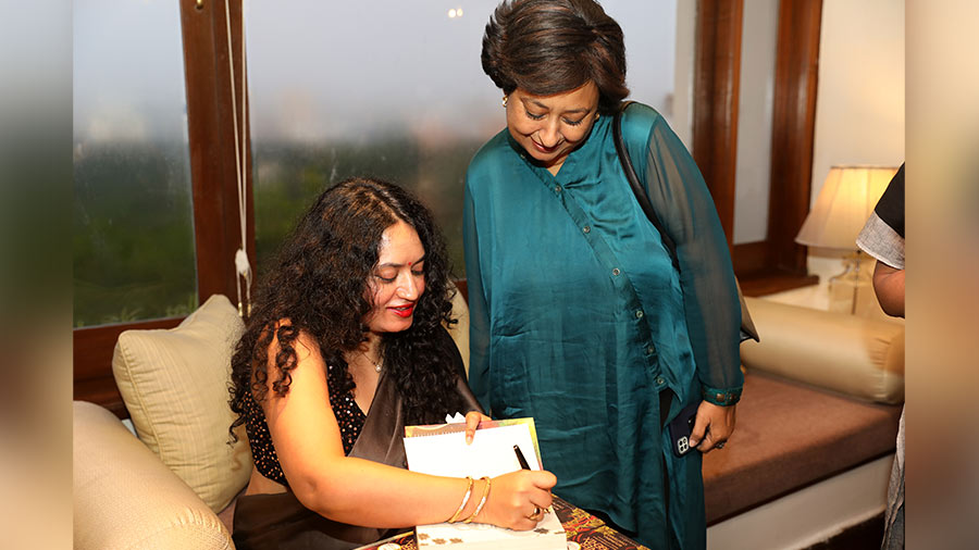Chatterjee with Meeta Sethia
