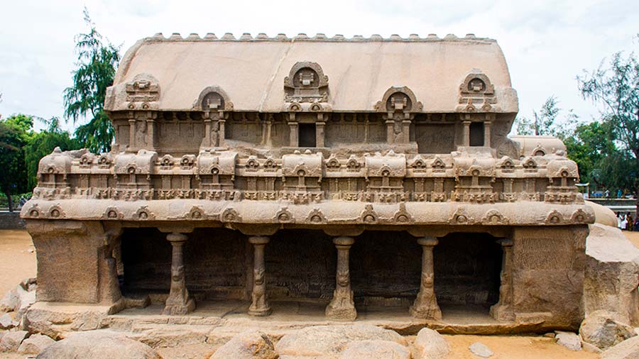 The Bhima Ratha is the most massive among all the structures in the complex