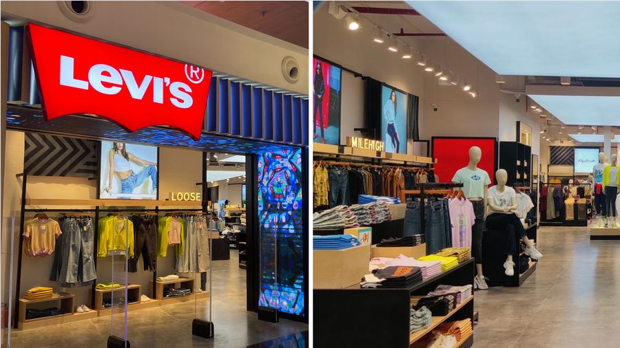 The newest Levi’s store is spread across 5,800 square feet and is the largest brand store in eastern India