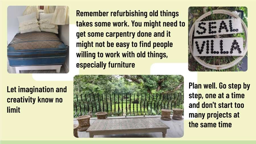 Rini Seal’s tips for upcycling and DIY projects