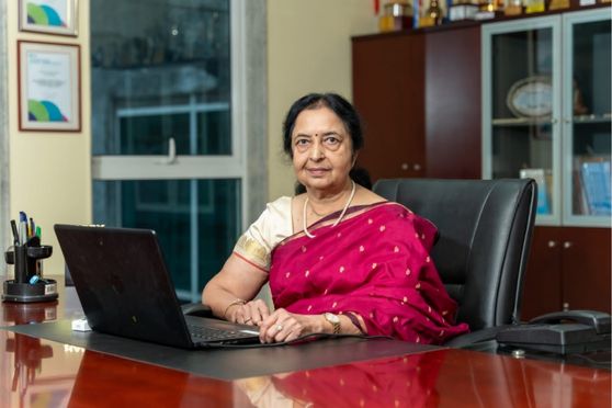Mrs. Kavita Malhotra, principal of Goldcrest High School, Vashi