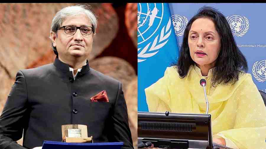 Ravish Kumar NDTV journalist – Fourth Estate intact in India, says UN Ambassador Ruchira Kamboj