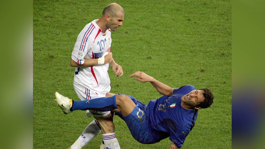 2006: Zidane’s last act: Marco Matterazzi made two telling contributions in the final between Italy and France. First, he scored Italy’s equaliser. Second, he managed to rile up Zinedine Zidane to the extent that the French captain headbutted the Italian centre-half and bowed out of the World Cup as well as professional football in the most ignominious exit imaginable