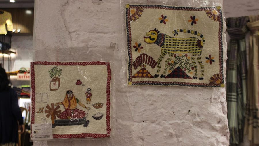 Satgaon 'kanthas' on display