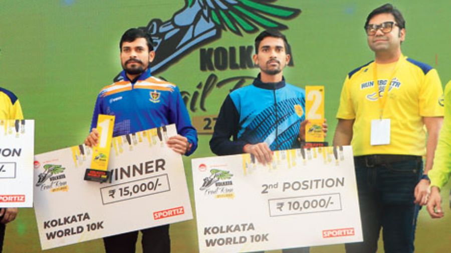Winners of the Kolkata World 10K (Male)
