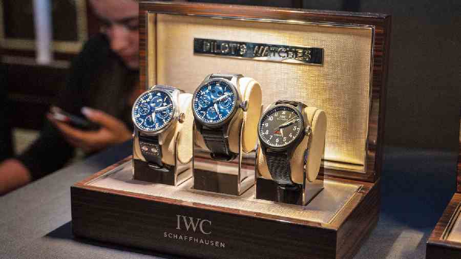 The IWC Pilot’s Watches on display