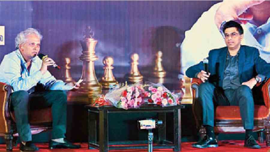 Viswanathan Anand in conversation with Jeet Banerjee at Rendezvous with GM Viswanathan Anand