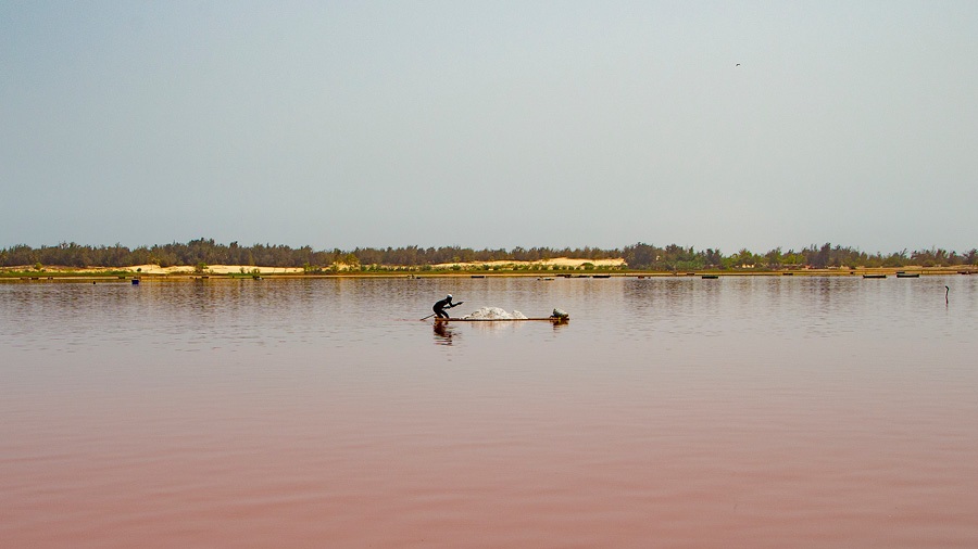 Lake Retba in Senegal is the only Pink Lake in Africa