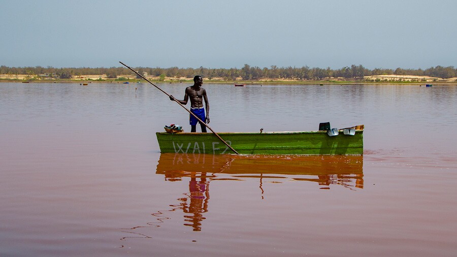 A trip to Lake Retba in Senegal, the only 'pink lake' in Africa, is exciting and magical