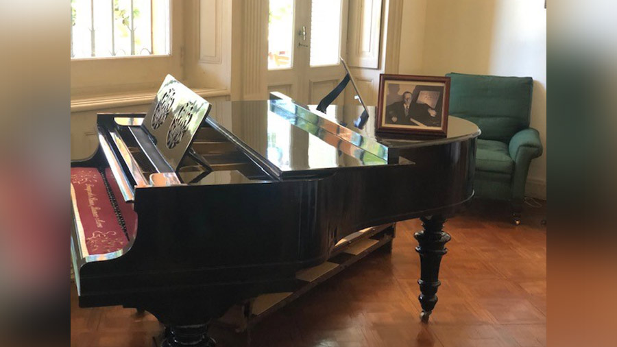 Ocampo’s grand piano