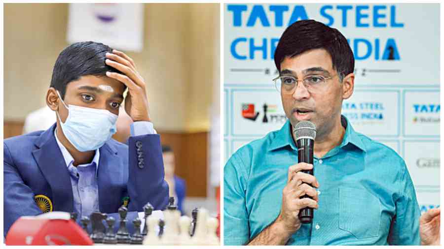 Rameshbabu Praggnanandhaa of India competes against Magnus Carlsen of  News Photo - Getty Images