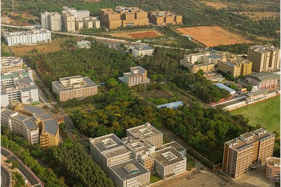 Aerial view of Gandhi Institute of Technology and Management (GITAM)