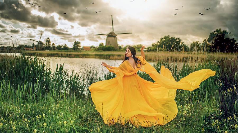 This stunning frame is from Ritabhari’s trip to Alkmaar that she has shared with t2, exclusively, and looks straight out of a calendar.