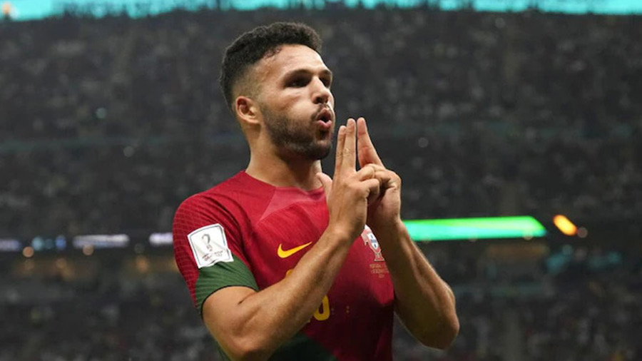 Right striker: Goncalo Ramos (Portugal) — No bookmaker in the world would have had the name of Goncalo Ramos on their charts to score the first hat-trick of this World Cup. And yet, it was the hitherto unheralded marksman who left an indelible mark on his first World Cup start, replacing Cristiano Ronaldo (no less) and doing what CR7 is yet to do. Score in the knockout stages. Ramos did that thrice for good measure, giving his coach Fernando Santos a pleasant selection headache heading into the quarter-finals