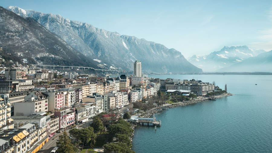 A glimpse of Montreux in Switzerland