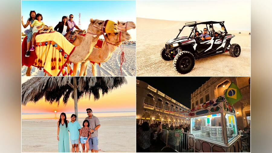 From camel to ATV rides and from soaking in the sun at the beach to shopping at the souqs, the Mukherjees were just unstoppable
