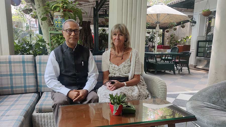 Rabindranath Pal and Antonia Hoogewerf fondly remember Dominique’s visits to the hotel 