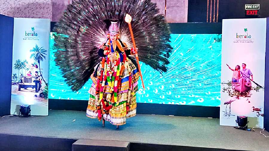 A Mayilattam (traditional dance form) performance at the programme on Thursday