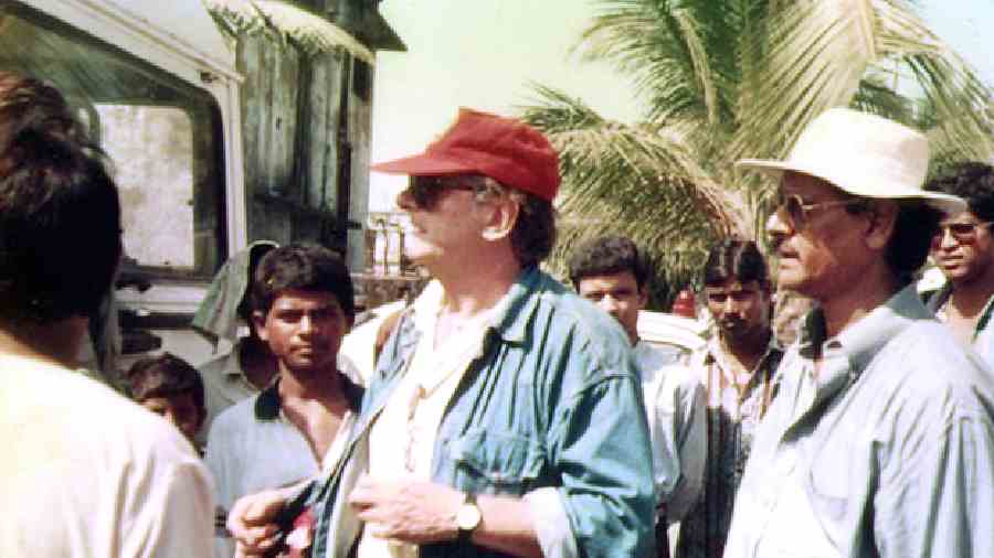  Dominique Lapierre during a trip to the Sunderbans in the late-1990s