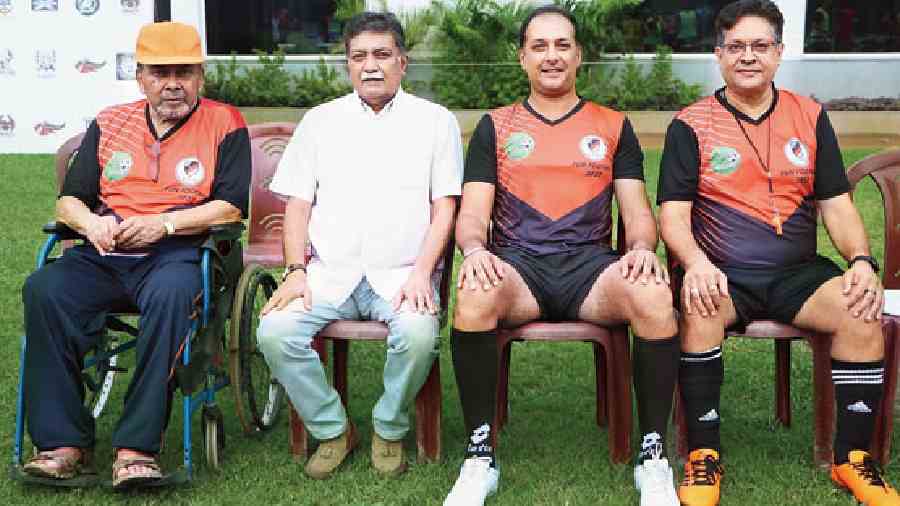 (L-R) Bikram Das, CC&FC president Deepankar Nandi, CC&FC vice-president Guneet Grewal, and Atul Chaturvedi