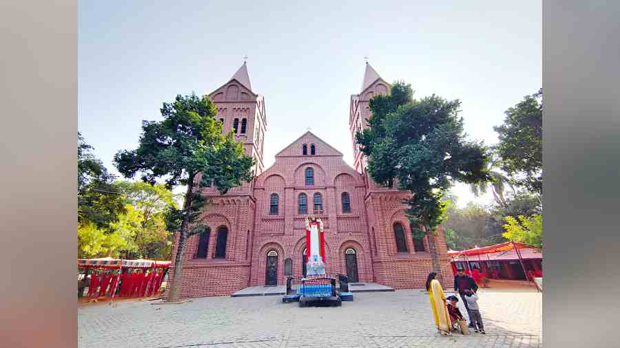 St Mary’s Cathedral in Ranchi which houses the Archbishop’s House. 