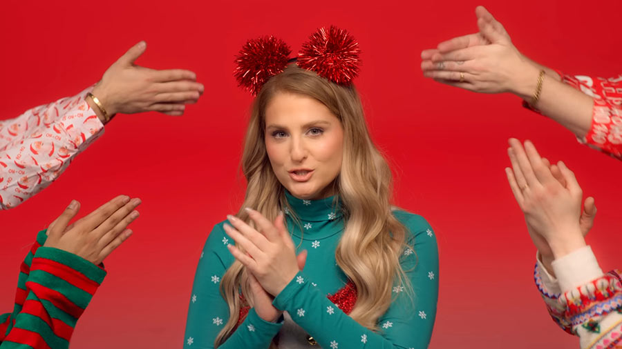 Meghan Trainor releases Christmas-themed Acapella music video for Made You  Look - Telegraph India