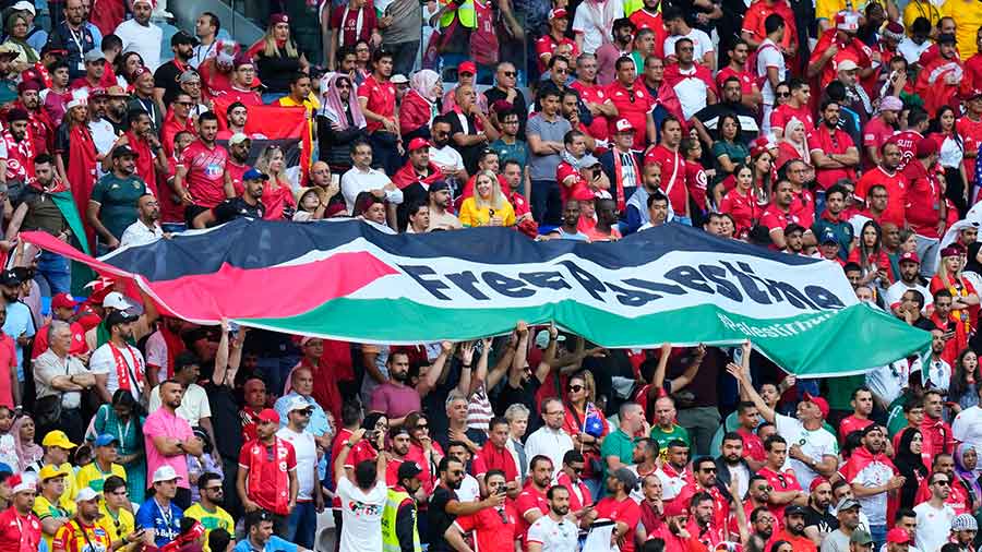 Qatar 2022 has seen swathes of support for Palestine, helped by the fact that the hosts do not have diplomatic relations with Israel 