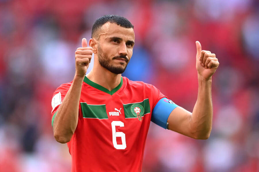 Centre-back: Romain Saiss (Morocco) — Even though his tournament came to a premature end against France, Saiss proved his defensive acumen across five previous games that saw him marshall the Moroccan backline with excellent game-reading skills. His goal against Belgium underlined Morocco’s first of several famous wins in Qatar, marking him out as one of the great success stories for the ultimate underdogs of the World Cup