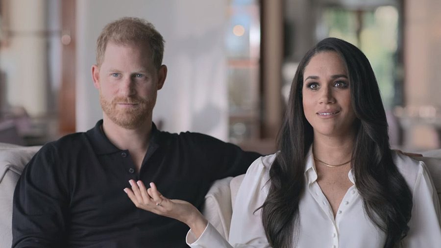 Harry and Meghan in the Netflix documentary series