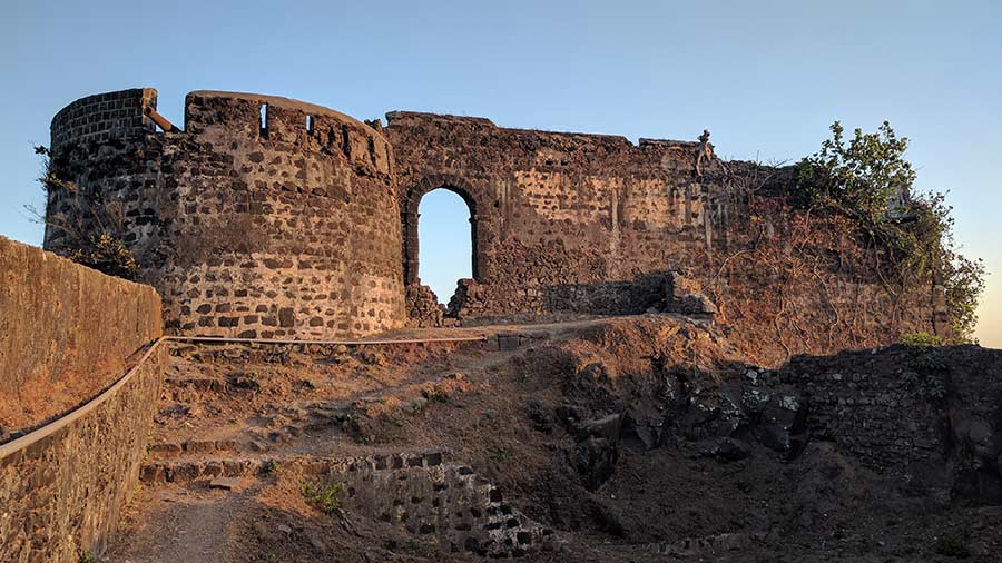 The entrance gate of Korlai Fort