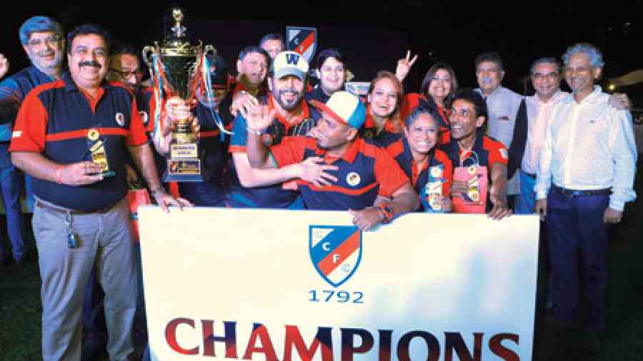 DART MEET: CC&FC retained their 4th Inter Club Darts Tournament crown. The Saturday Club won the Gold Cup runner-up trophy. The Silver Cup went to Tollygunge Club and the runner-up trophy to Dalhousie Institute. The Most Valuable Player Awards went to Jacqueline Khanna and Aryaveer Chokhani. Hindusthan Club won The Fairplay Trophy. There were 11 teams fielded by the city clubs for this two-week-long tournament. This was CC&FC’s third win in four years. “Darts has become extremely popular in all social clubs of Calcutta. Various clubs hold inter-club tournaments on a regular basis. Our club teams have been doing extremely well over the years and I congratulate the darts section for their continued success,” said Deepankar Nandi, CC&FC president.