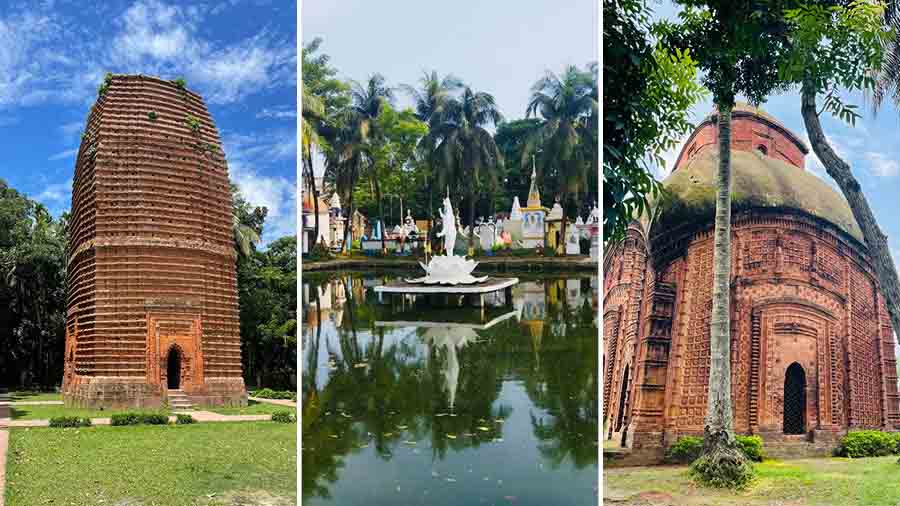 All these temples in Bangladesh belong the late medieval era and have terracotta carvings