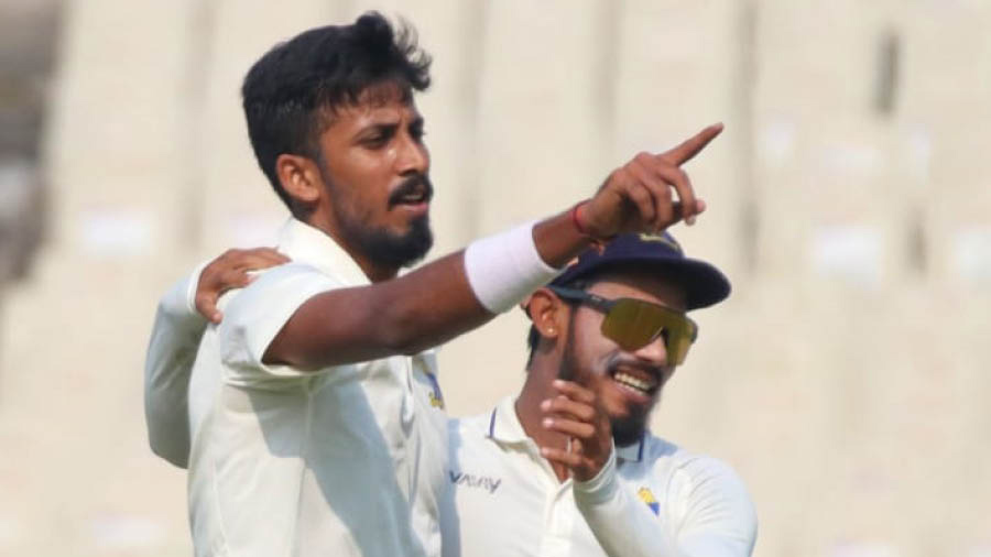 Ishan Porel was one of the heroes of Bengal’s come-from-behind win in the season’s first Ranji Trophy match against Uttar Pradesh, which ended at the Eden Gardens on Friday 