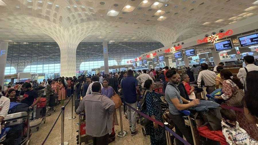 Rumour has it that dozens of passengers changed their short-term destination as well their long-term goals after queuing up at the Delhi airport
