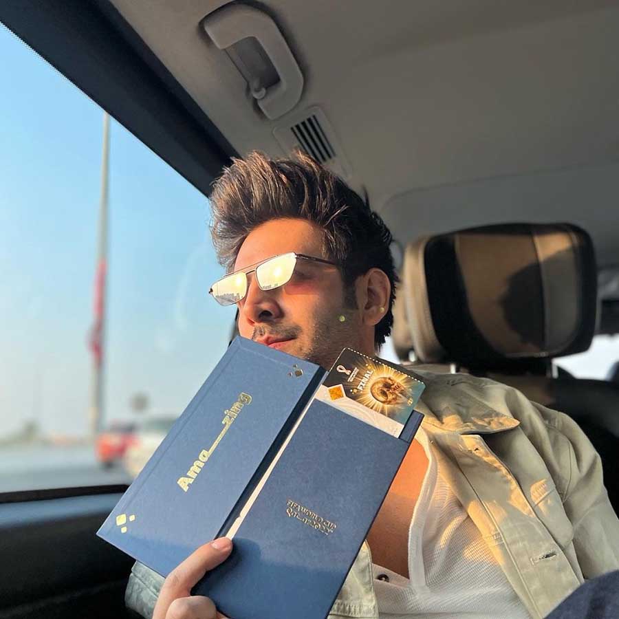Kartik Aaryan was also in Qatar for the final. The Freddy actor was supporting France but congratulated Argentina on their win. 